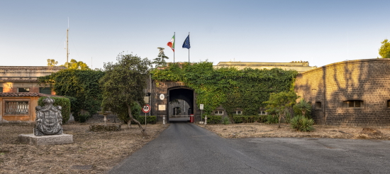l'ingresso del forte ostiense a Roma
