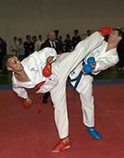 Ciro Massa delle Fiamme oro karate