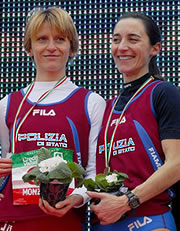 Marzena Michalska e Rosanna Martin delle Fiamme oro Padova