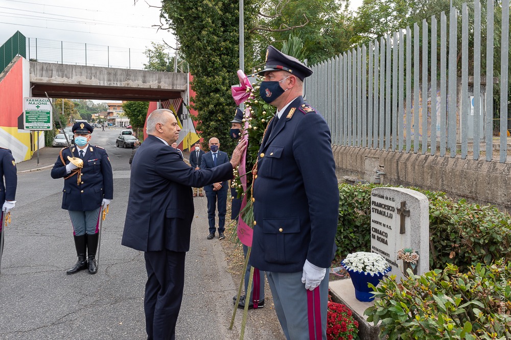 Commemorazioni per il capitano Francesco Straullu e la guardia scelta Ciriaco Di Roma