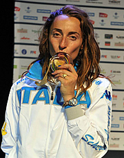 Elisa Di Francisca medaglia d'oro ai campionati europei