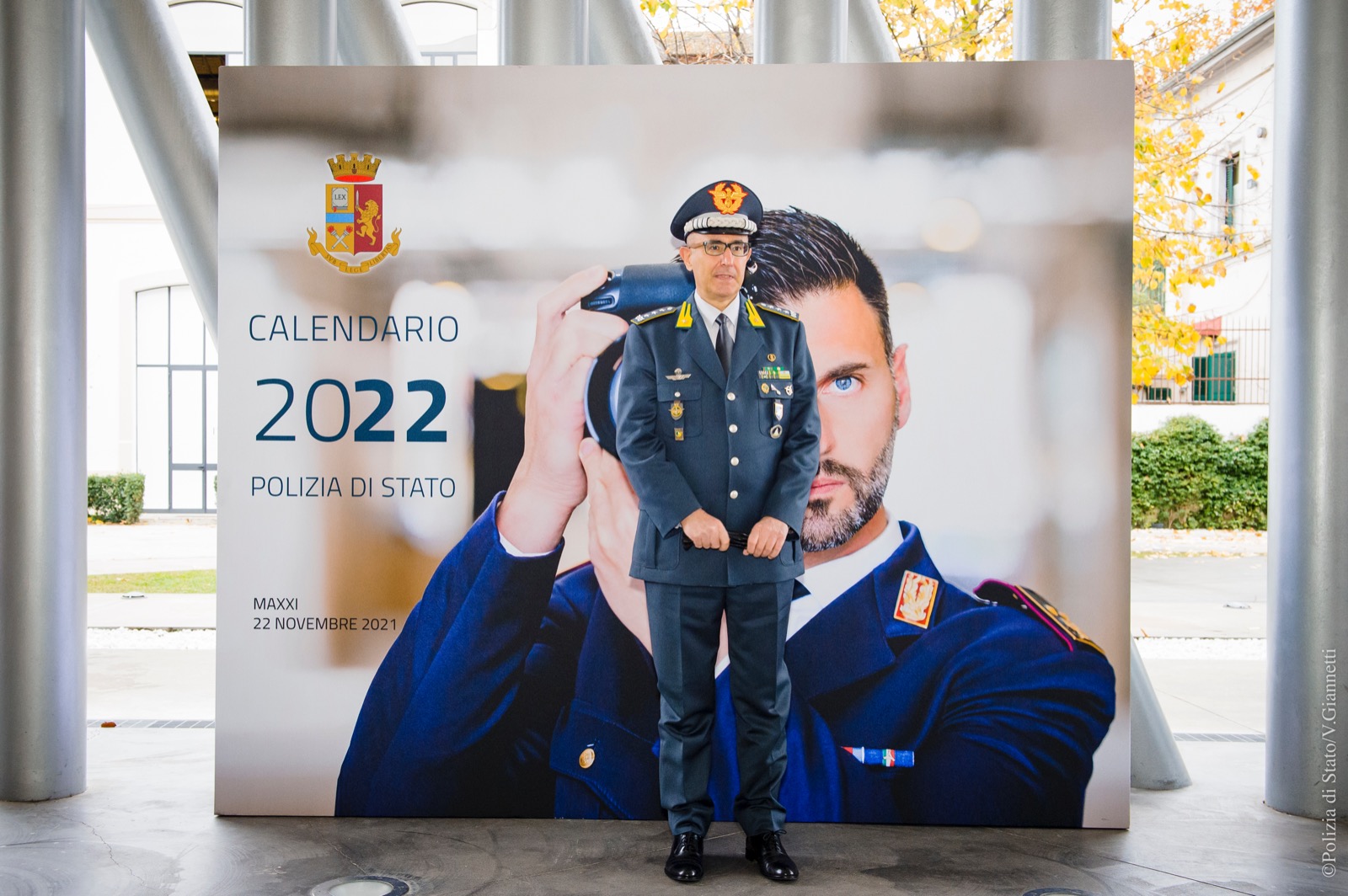 Gli ospiti alla presentazione del Calendario della Polizia 2022