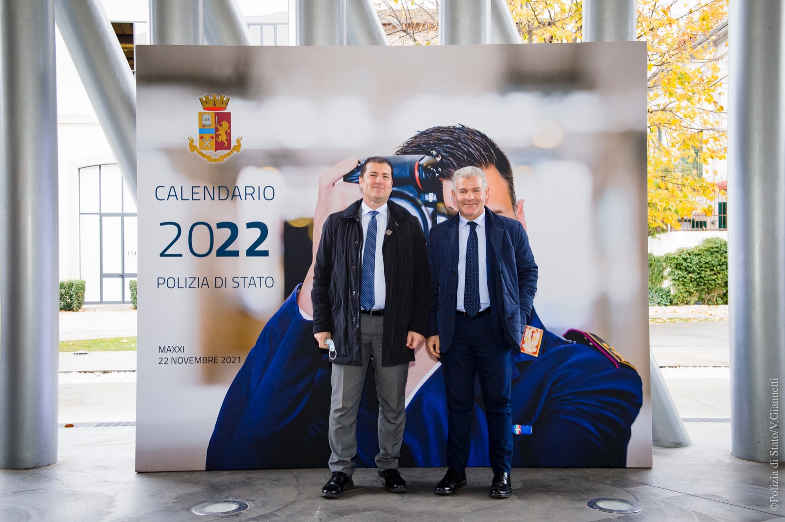 Gli ospiti alla presentazione del Calendario della Polizia 2022