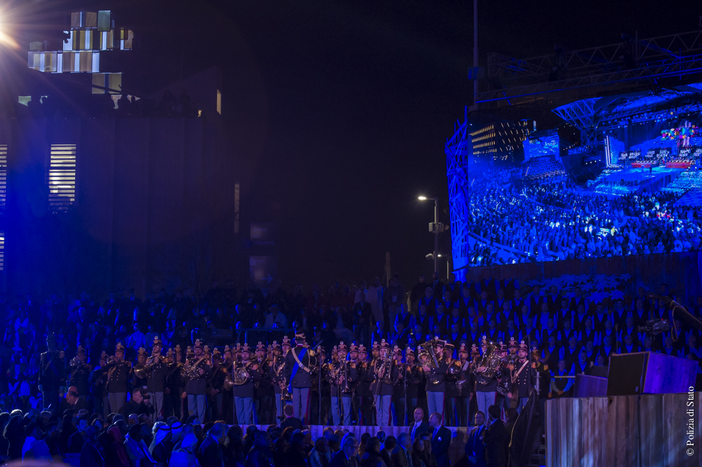 La Banda musicale alla cerimonia di chiusura di Expo 2015