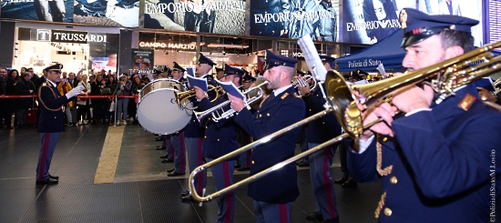 La Fanfara alla stazione Termini di Roma