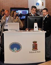 polizia al forum della comunicazione 2010