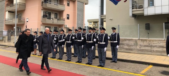 Il capo della Polizia Franco gabrielli inaugura il commissariato di ps di Lentini