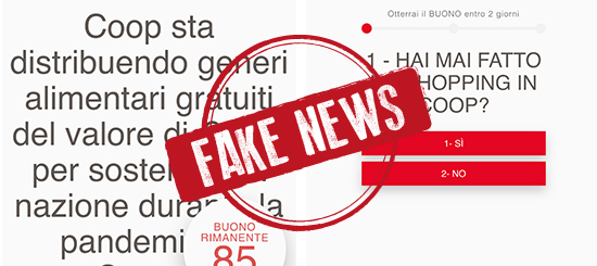 Fake News - Coop buoni