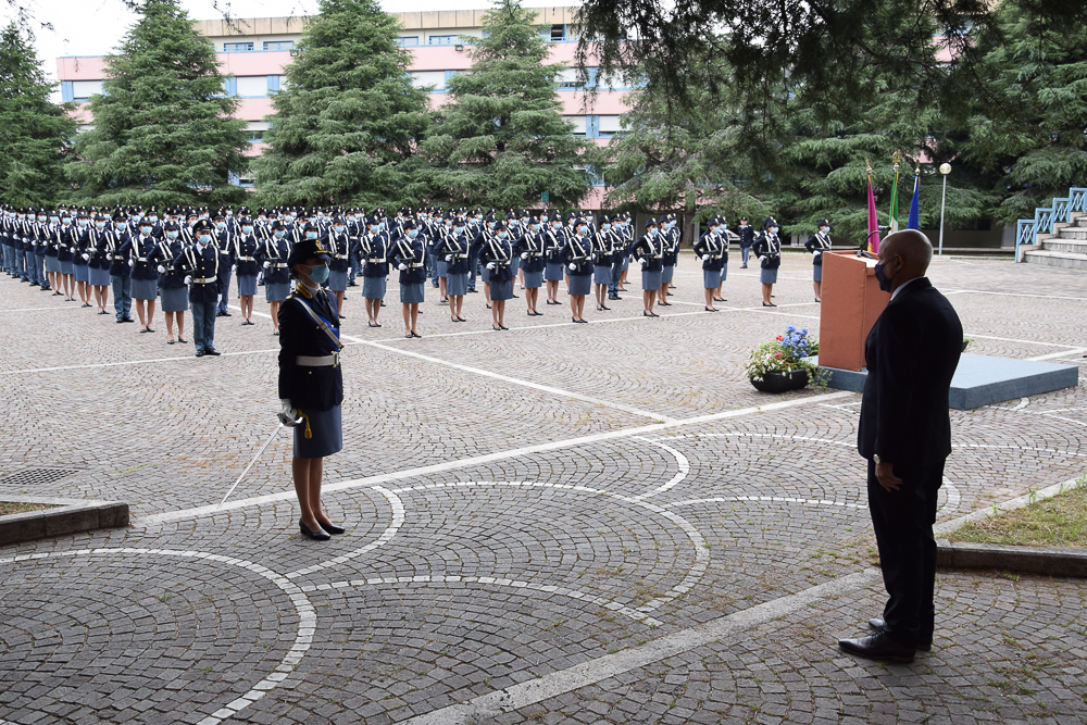 Il giuramento degli allievi agenti del 212° corso a Spoleto (Perugia)