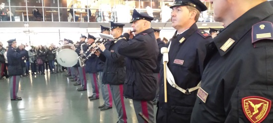 Fanfara alla stazione Termini di Roma