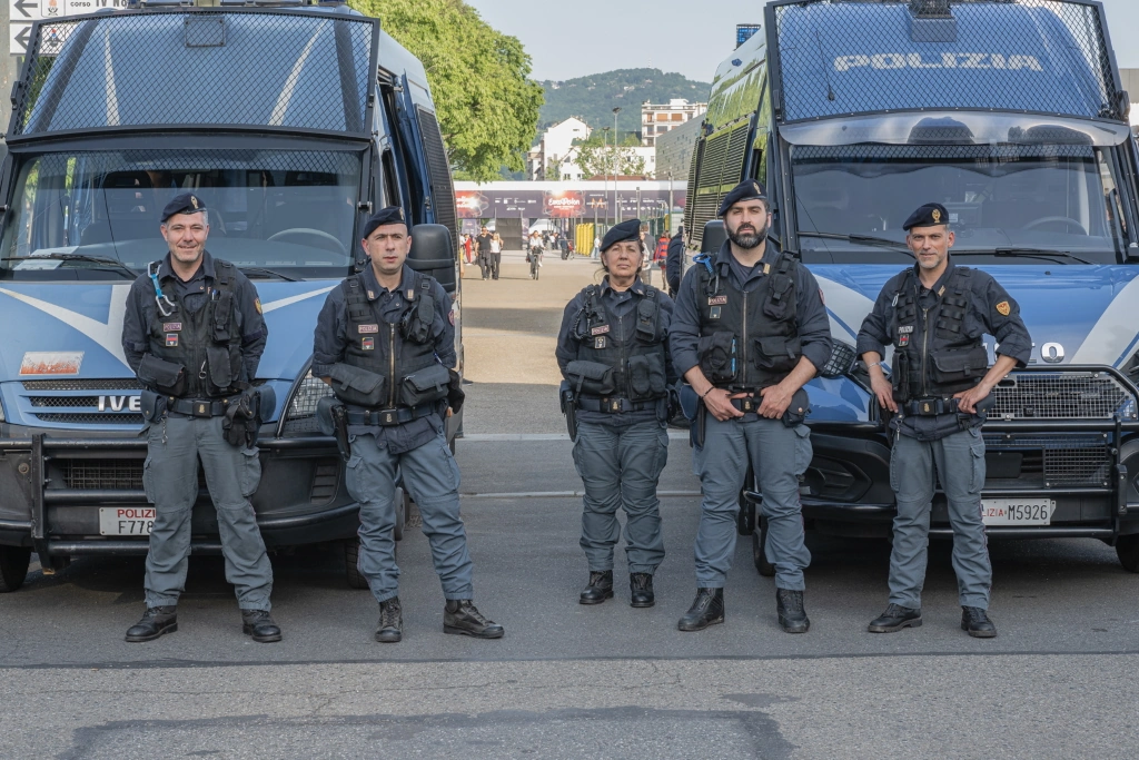 La Polizia all'Eurovision a Torino
