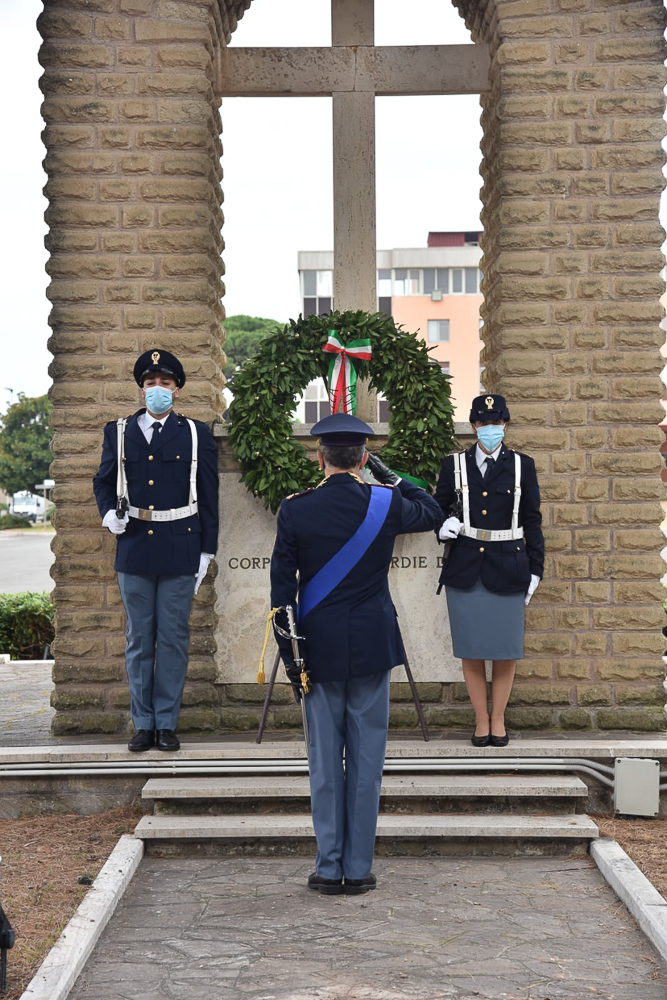 Il giuramento degli allievi agenti del 212° corso a Nettuno (Roma)