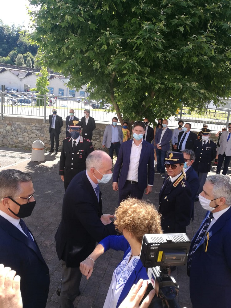 Incontro per la firma del Protocollo in provincia di Cuneo tra il capo della Polizia e gli enti locali per l'apertura di nuovi uffici di Polizia amministrativa