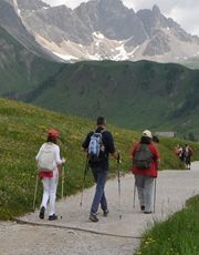 escursione in montagna